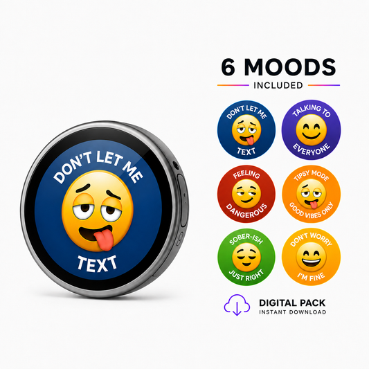DrunkMood™ Drinking Mood Button